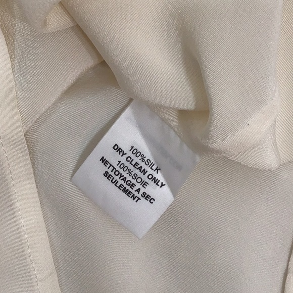 Trina Turk ivory sleeveless silk top - Picture 7 of 10